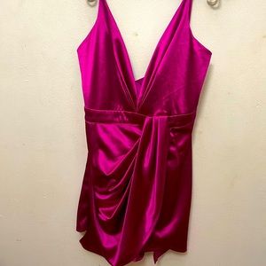 Pink Silk Romper